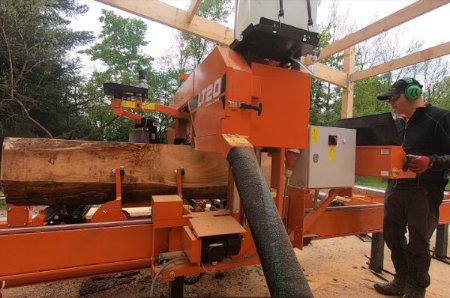 Aan het werk met Woodmizer LT20 Hydraulic